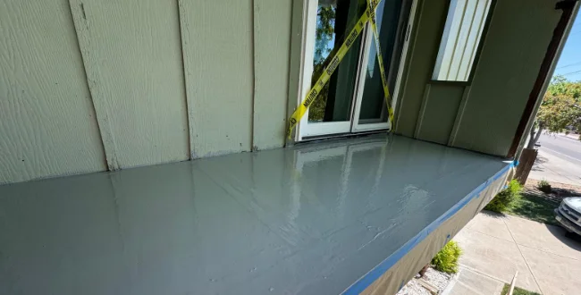 Fiber Aluminum Roof Coating Application